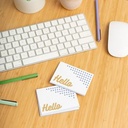 2.5"x3.5" Letterpress Business Card