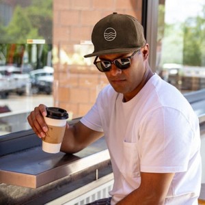 [4D00-CR-EMB] 5-Panel Hat - Flat Brim - Structured - Corduroy