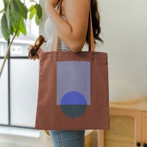 [5001-CL-1C] Main Squeeze - Colored Canvas With Leather Handles