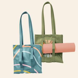 [5001-YO-VL-4CP] Main Squeeze Yoga Tote - Vegan Leather
