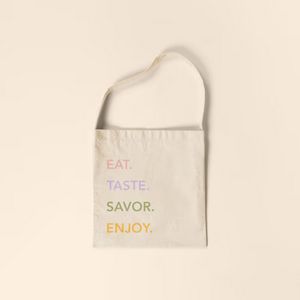 [5003-10-1C] Continued Sunshine Natural Canvas Tote