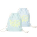 Continued Piggy Back Colored Canvas/Denim Bag
