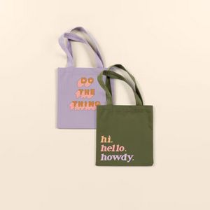 [5006-CC-1C] Teeny Tiny Tote - Colored Canvas