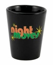 1.5 Oz. Black Glass Shot Glass
