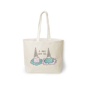 Continued Daily Grind Super Size Natural Canvas Tote