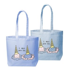 [5011-DN-1C] Continued Daily Grind Super Size Colored Canvas/Denim Tote