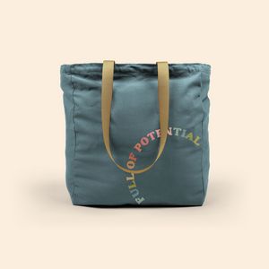 [5012-DC-4CP] All That Grocery Tote - 4CP Pigment Dyed Canvas