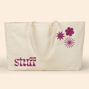 [5015-10-1C] BABS Oversized Tote - Natural Canvas