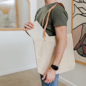 [5020-19-1C] Shamwow - Heavyweight Canvas With Leather
