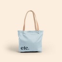 Birdie Bag - Colored Canvas With Leather Handles