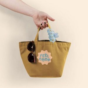 [5023-CC] Dumpling Tote - Colored Canvas