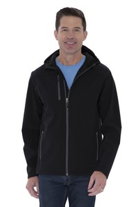 [J7605] Coal Harbour® Everyday Hooded Water Repellent Stretch Soft Shell Jacket