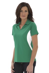 [L4001] Coal Harbour® Snag Resistant Colour Block Ladies' Polo