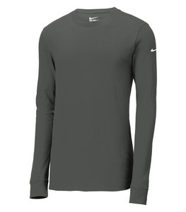 [NKBQ5230] Nike Dri-FIT Cotton/Poly Long Sleeve Tee