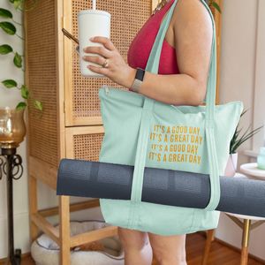 [5030-CC-YO] Twinkles Colored Canvas/Denim Yoga Tote