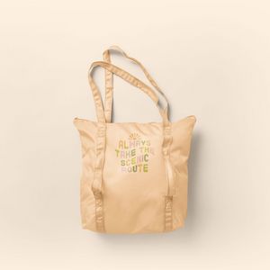 [5030-YO-190T-4CP] Twinkles Yoga Tuck & Toss Tote