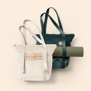 [5030-YO-CR-1C] Twinkles Yoga Corduroy Tote