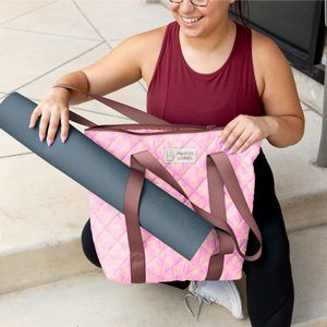 [5031-YO-PP-4CP] Twinkles Even More Yoga Tote - Puff Puff