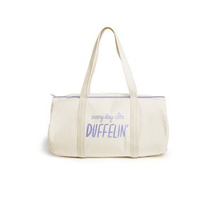Small Natural Canvas Darling Duffel