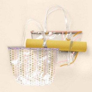 [5041-YO-TV-1C] Weekender Yoga Tote - Clear Vinyl