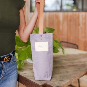 [5042-CL] A Tote Called Wanda - Colored Canvas With Leather Handles