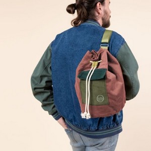 [5051-CR-1C] Bucket Sling Bag - Corduroy