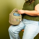 Bucket Sling Bag - 4CP Pigment Dyed Canvas