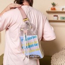 Bucket Sling Bag- Clear Vinyl