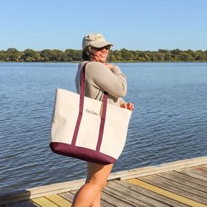 [5064-19-1C] Morris Tote - Extra Large Zippered