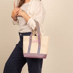 [5067-19-4CP] 4CP Trim Morris Tote - Small Zippered