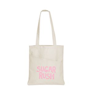 [5101-10-1C] Continued Main Squeeze Peek-a-Boo Tote (Natural Canvas)