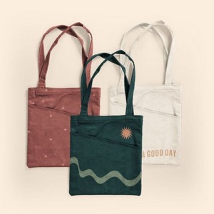 [5101-CR-1C] Continued Main Squeeze Peek-a-Boo Tote (Corduroy)