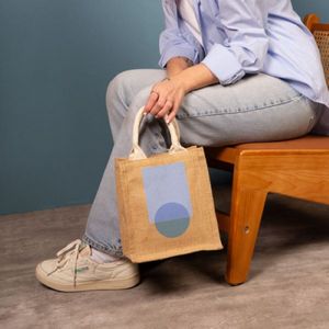 [5190-1C] Mini Tote - Jute