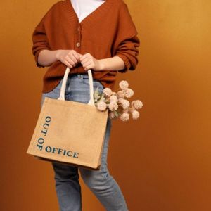 [5191-1C] Small Tote - Jute