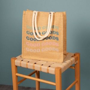 [5193-1C] Large Tote - Jute