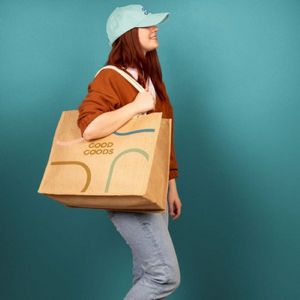 [5194-1C] Extra-Large Tote - Jute