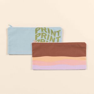 [5205-DN-1C] All The Things Pouch - DENIM