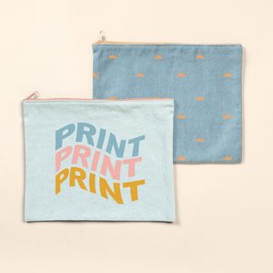 [5206-DN-1C] Dollface Pouch - DENIM
