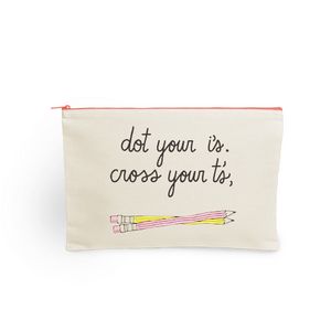 Continued Dottie Pouch (Natural Canvas)