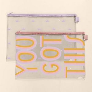 [5207-TV-1C] Dottie Pouch - Clear Vinyl