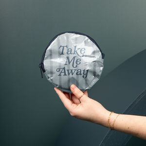 [5209-RC-4CP] Pancake Pouch - Laminated Non-Woven Rpet
