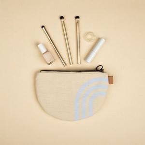 [5210-19-1C] Slice Pouch - Heavyweight Canvas With Leather