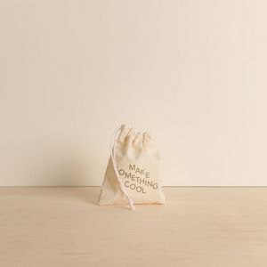 [5234-45-1C] Muslin Goodie Two Shoes Bag