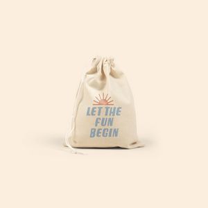 [5235-45-1C] Muslin Goodie Three Shoes Bag