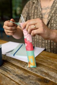 [5237-190T-4CP] Pouch For Reusable Straws - RipStop