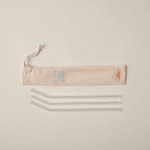 Pouch For Reusable Straws - Muslin