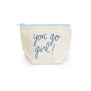 [5241-NAT] Continued Tweedle Dum Pouch (Natural Canvas)