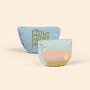 Denim Wedge Pouch