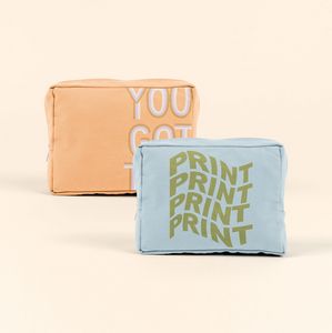 [5244-CC-1C] Colored Canvas Busy Bee Pouch