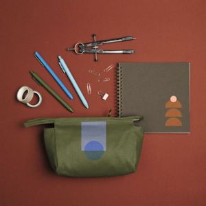 [5245-CL-1C] Jetsetter Small Colored Canvas w/Leather Tab